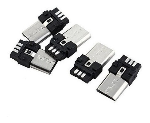 Lote - 10 Pçs. Conector Micro Usb Macho - V8 Sem Capa