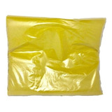 Saco De Lixo 40 Litros Colorido Amarelo Comum Com 100 Unid