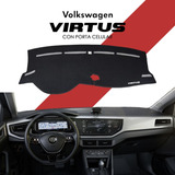 Cubretablero Bordado Volkswagen Virtus Porta Celular 2021