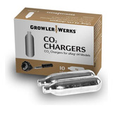 Growlerwerks Ukeg 64 Cargadores De Co2 De 8 G, Caja De 10