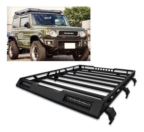 Canastilla Aluminio Porta Equipaje Suzuki Jimny Con Faros