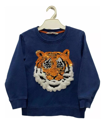 Buzo De Nena Marca H&m Talle 3-4 Años Tigre