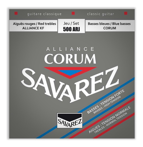 Savarez 500arj Alliance Corum Encordado Clasica Carbon Mixta