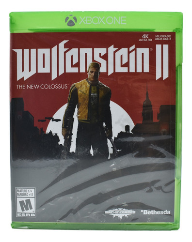 Wolfenstein 2 Xbox One Sellado