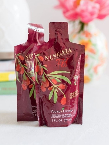 Set De 10 Sobres De Jugo Ningxia Red  2 Onzas, Young Living 