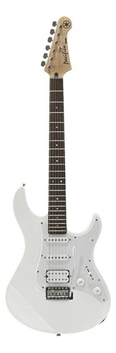 Guitarra Eléctrica Yamaha Pac012/100 Series 012 Stratocaster De Caoba 2023 White Brillante Con Diapasón De Palo De Rosa