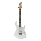 Guitarra Eléctrica Yamaha Pac012/100 Series 012 Stratocaster De Caoba 2023 White Brillante Con Diapasón De Palo De Rosa