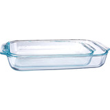 Platos Para Hornear Pyrex Basics, De Vidrio, Oblongos, Tr...