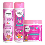 Kit Salon Line Sos Cachos Kids Hidratação C/3