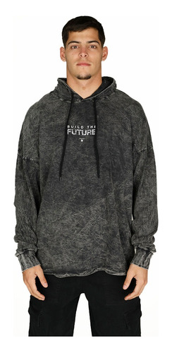 Buzo Hoodie Over Build The Future Rever Pass