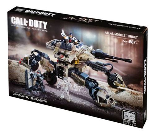 Coleccionable, Call Of Duty Megablocks, Atlas Mobile Torret