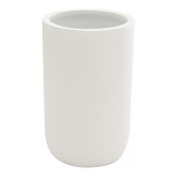 Vaso Portacepillos Poliresina Opaca Premium Linea Snow Baño