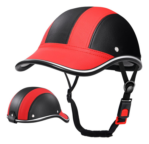 Casco Gorra Moto Scoter Skate Bici Chopper Beisbol 