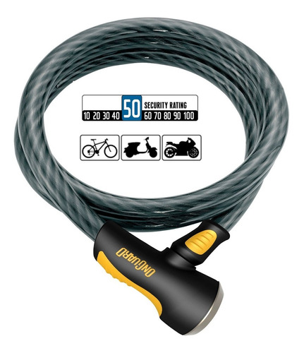 Candado Bicicleta Onguard Akita 8037 Cable De Seguridad