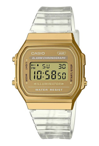 Reloj Casio Vintage A168 Unisex A168xesg-9avt