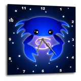 3drose Dpp__2 Lindo Astrología Cáncer Zodíaco Cangrejo Azul 