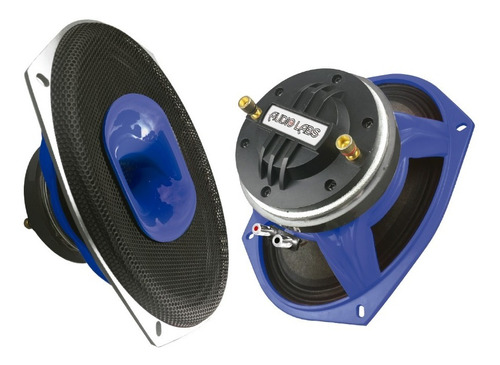 Medio Rango Con Driver Audio Labs 6x9 Adl-pro69s 600w/1200w