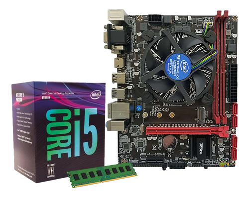 Kit Upgrade Gamer Intel I5-8400 + B250 + 8gb Ddr4 2666 