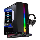 Pc Gamer Bravus Core I7 Gtx 1050 16gb Hd 1tb Ssd 120gb