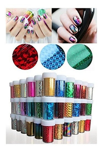 Xichenstarry Sky Stars Nail Art Stickers Tips Wraps Foil Tra