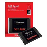 Hd Ssd Sandisk 1tb Disco Sólido 535mbs Interno Sandisk Ssd Plus Sdssda-1t00-g26 1tb Cor Preto