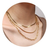 Yiyang Collar De Espiga Joyería De Oro Delicada Collar De Ca