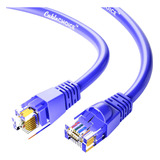 Gowos Cable Ethernet Cat6 (10 Pies - Púrpura) Utp - Cable De