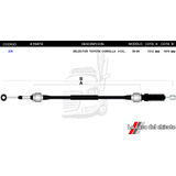 Chicote Selector De Velocidades  Toyota Corolla 1990/1998