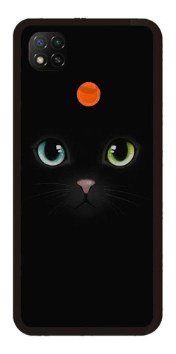 Funda Gato Negro Ojos Bicolor Varios Modelos