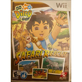 Juego Wii Go Diego Go Safari Rescue Original Oportunidad!