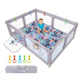 Dripex Corral Para Beb, Juego Grande Para Bebs Con Puertas D