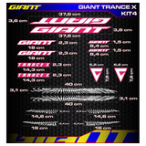 Calcomania Calca Giant Trance X-4 Downhill Sticker Pegatina 