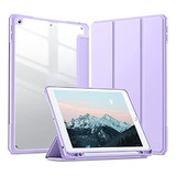 Forro Smart Case Para iPad 10.2/7/8/9 Gen Con Espacio Pencil