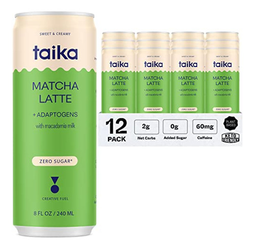 Té Verde Taika Matcha Latte - Listo Para Beber Cerveza Fría