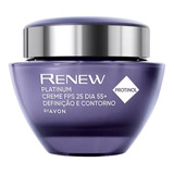 Renew Avon Platinum 55+ Creme Rosto Dia Anti-rugas Promocao 