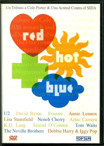 Dvd Tributo A Cole Porter Red Hot + Blue U2 Erasure Iggy Pop