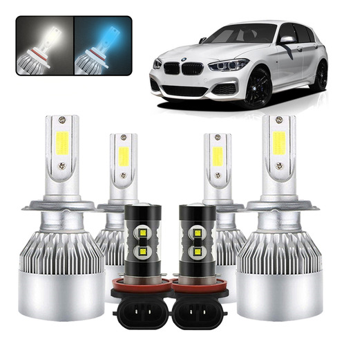 Kit De Focos Led H7 H11 Para Bmw 120i 2005-2012 2016-2019