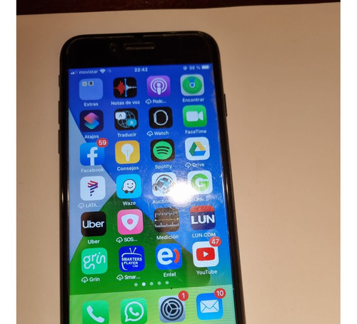  iPhone 7 32 Gb Negro Mate  Impecable 