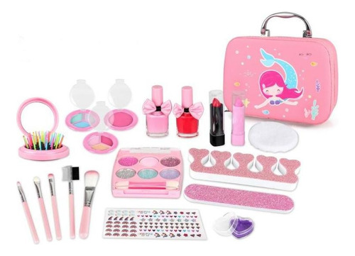 Kit De Juguetes De Maquillaje Lavable Para Niñas