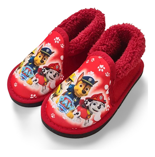 Pantufla Cerrada Infantil Ruffi De Personajes Súper Abrigada