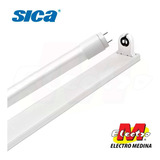 Liston Plafon 1.2mt + Tubo Led 18w Frio Sica Electro Medina