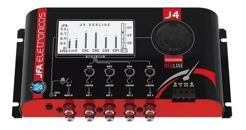 Processador De Audio Digital Equalizador Jfa J4 Red Line