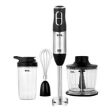 Mixer Eos 3 Em 1 2 Velocidades 600w Inox E Preto Emx02 