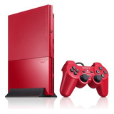 Playstation 2 Vermelho - Crimson Red - 12 Meses De Garantia - Vários Jogos