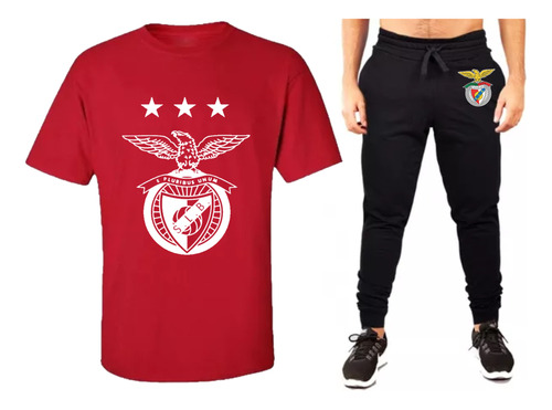 Conjunto Remera + Pantalón Jogging Benfica - Escudo