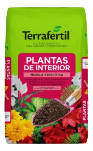 Sustrato Plantas De Interior 20l Terrafertil