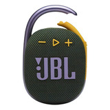 Bocina Jbl Clip 4 Jblclip4 Portátil Con Bluetooth Waterproof Green 