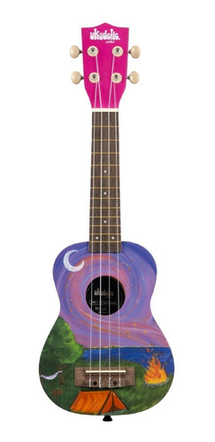 Ukelele Uk-graphic Top Ukadelic By Kala Soprano Cuo