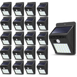 Pack X20 Foco Led Solares Exterior Luz Solar Foco Led Sensor