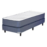 Sommier Suavestar Resortes Floustar 1 1/2 Plaza De 190x100